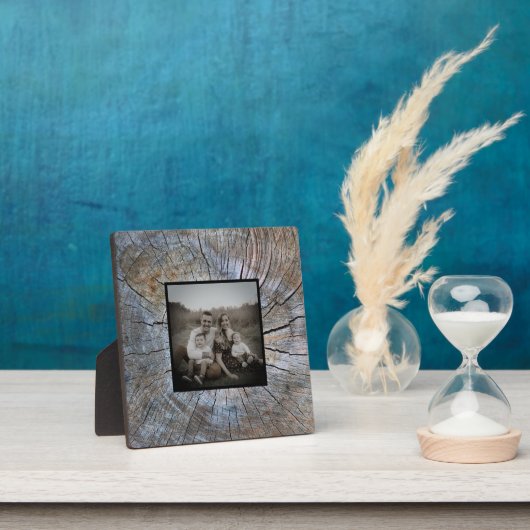 Rustikales Baumring-Muster Fotoplatte (InSitu)