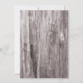 Rustikales Beach Driftwood Retirement Party Einladung (Rückseite)