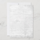 Rustikales Beach Lantern String Lights Brautparty Einladung (Rückseite)