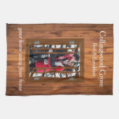 Rustikales Bed and Breakfast 🌿 Country Inn Gäste Geschirrtuch (Horizontal)