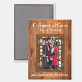 Rustikales Bed and Breakfast 🌿 Country Inn Gästeb Magnet (Vorderseite/Rückseite)