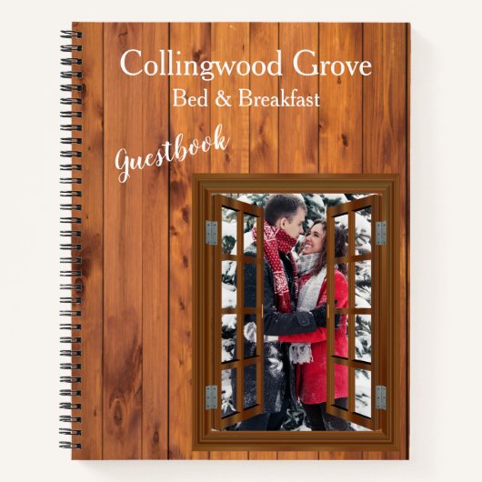 Rustikales Bed and Breakfast 🌿 Country Inn Gästeb Notizblock (Vorderseite)