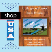 Rustikales Bed and Breakfast 🌿 Förderung Poster