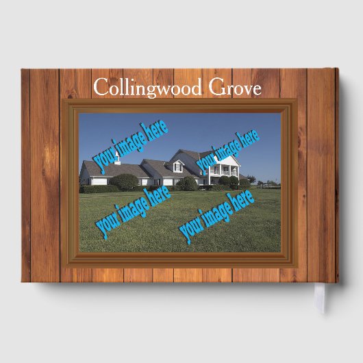 Rustikales Bed and Breakfast Gästebuch 🌿 Country  (Rückseite)