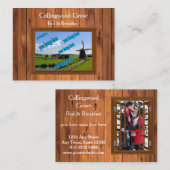 Rustikales Bed and Breakfast 🌿 Vintages Country I Visitenkarte (Vorne/Hinten)