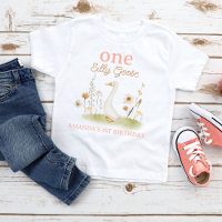 Rustikales Beige-Blumenmuster One Silly Goose 1. G