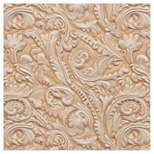 Rustikales beige gefrästes Leder Stoff