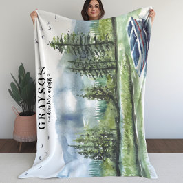 Rustikales Bergabenteuer mit Boot + Individuelle N Fleecedecke