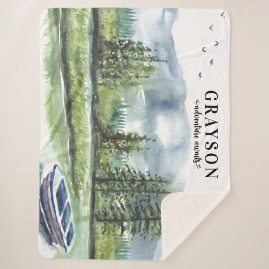 Rustikales Bergabenteuer mit Boot + Individuelle N Sherpadecke (Vorderseite)