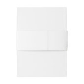 Rustikales Bergerlebnis beginnt Hochzeit im Herbst Einladungsbanderole (Rückseitenbeispiel)