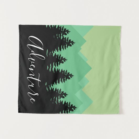 Rustikales Bergerlebnis Wandteppich (Vorderseite (Horizontal))