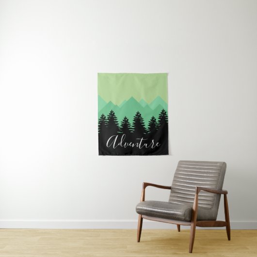 Rustikales Bergerlebnis Wandteppich (Beispiel)