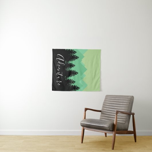 Rustikales Bergerlebnis Wandteppich (Beispiel (Horizontal))