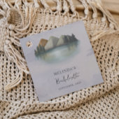 Rustikales Bergsee & Bachelorette Wochenende Geschenkanhänger