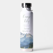 Rustikales Bergwandergebiet Bachelorette Trinkflasche (Links)