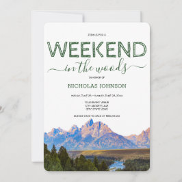 Rustikales Bergwochenende im Waldbachelor Einladung