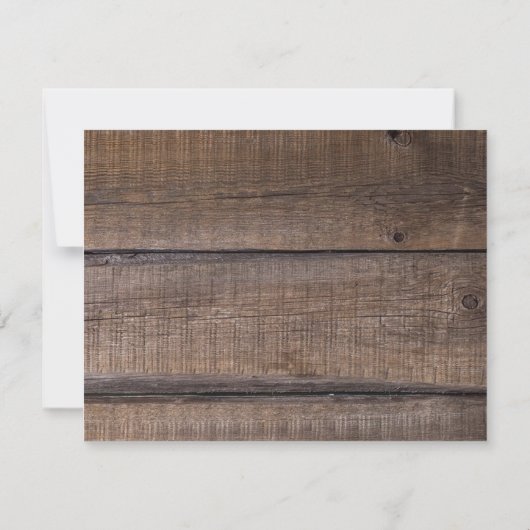 Rustikales Berufliches Geschäft mit schwarzen Lind Mitteilungskarte (Rückseite)