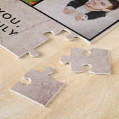 Rustikales Best Vater Vatertag 3 Foto Puzzle (Seite)