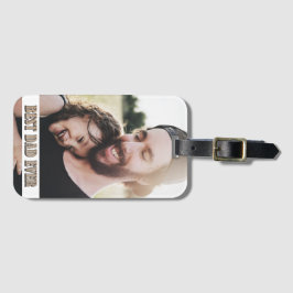 Rustikales bestes Vater-überhaupt Gepäckanhänger