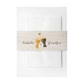 Rustikales Bier Toast Light Wood Einladungsbanderole (Vorderseite Beispiel)