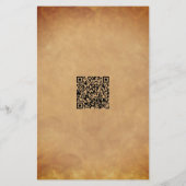 Rustikales Bierfest Flyer (Hinten)