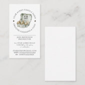 Rustikales Bio Huhn Frische Bio Eier Visitenkarte (Vorne/Hinten)