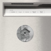 Rustikales Birdhouse Magnet (In Situ (Geschirrspüler))