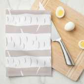 Rustikales Birkenbaummuster Geschirrtuch (Viertel Falte)