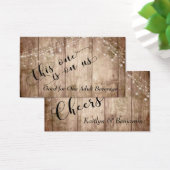 Rustikales, blassbraunes Holz mit Lights Trinkkart (Schreibtisch)