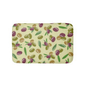 Rustikales Blätter für Olivenöl und Olivenöl Badematte (Vorderseite)