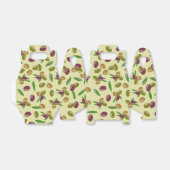 Rustikales Blätter für Olivenöl und Olivenöl Geschenkschachtel (Ungefaltet)