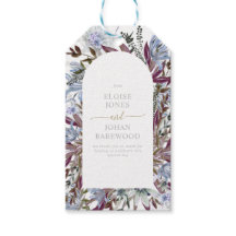 Rustikales Blau und Pflaume-Wildblume