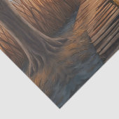 Rustikales blaues Boot Morning Sky Reflektion Seidenpapier (Detail)