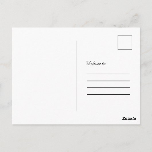 Rustikales blaues Holz Rosa Foto Save the Date Postkarte (Rückseite)