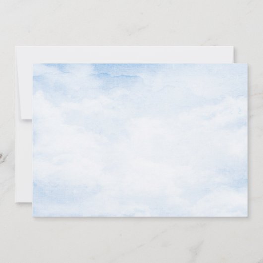 Rustikales blaues Leuchtturm-Brautparty Einladung (Rückseite)