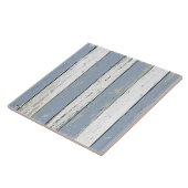 Rustikales blaues Treibholz Fliese (Seite)