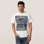 Rustikales Blauholz | Bachelor Weekend Monogram T-Shirt (Vorne ganz)