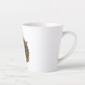 Rustikales Bleib Wild Wander-Grafik Milchtasse (Rechts)