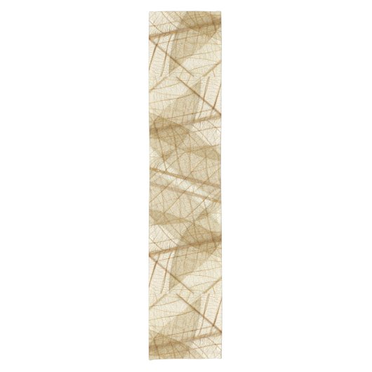 Rustikales bloßes Spitze-Blätter Kurzer Tischläufer (Vorderseite)