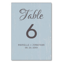 Rustikales Blue Gray Weathered Wood Wedding