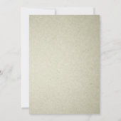 Rustikales Blue & Green Bridal Dusche Einladungen (Rückseite)