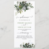 Rustikales Blue Gum Eucalyptus Flat Program Programm (Vorderseite)