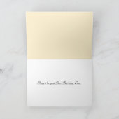 Rustikales Blue Rowboat Geburtstag Karte (Innenseite)