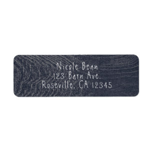 Rustikales Blue Wood Grain Minimal Modernes Barn H