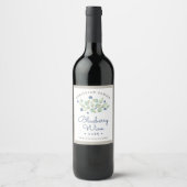 Rustikales Blueberry Wein Weinetikett (Vorderseite)