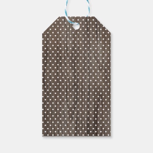 Rustikales Blumenbräu Teezeremonie Gastgeschenk Ge Geschenkanhänger (Rückseite)