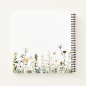 Rustikales Blumenbuch Notizblock (Rückseite)