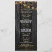 Rustikales, blumenburgundisches Brauchtum Programm (Rückseite)