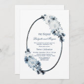 Rustikales Blumenfestival Einladung (Vorne/Hinten)