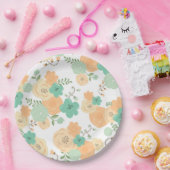 Rustikales, blumenfreies Party Pappteller (Party)